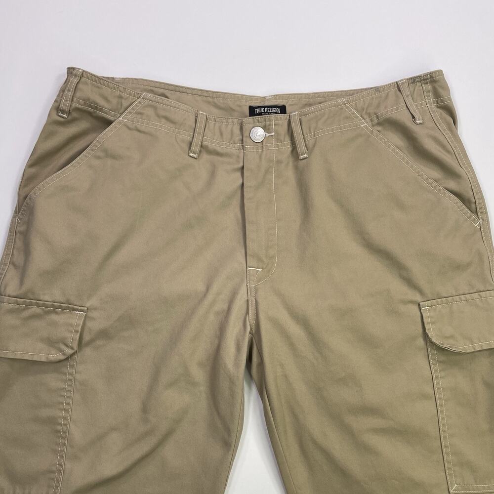 True Religion Cargo Pants‎ Mens 38x31 (M.41x31) Army Utility Biege